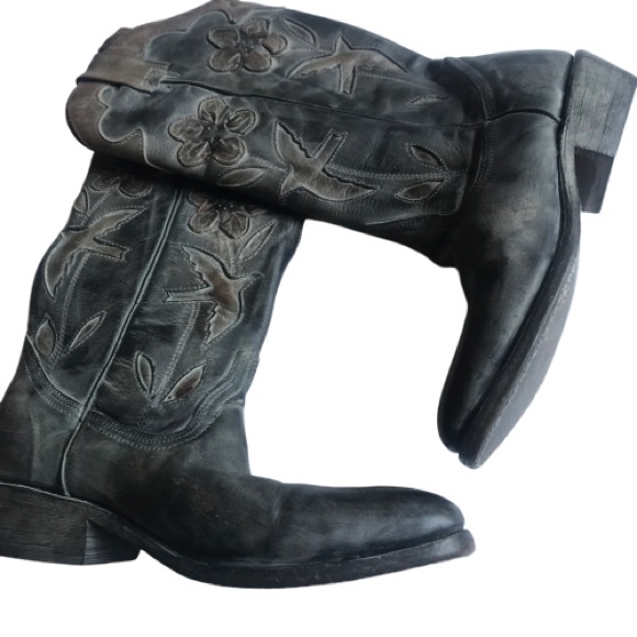 Oak tree leather boots - Picture 1 of 8